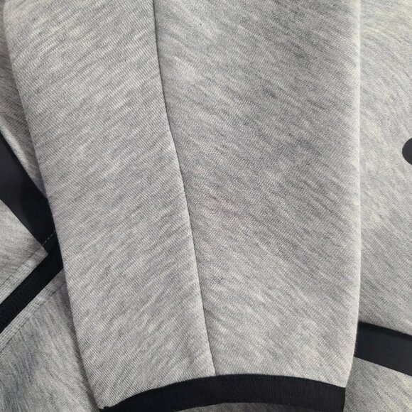Nike Tech Fleece Heather Gray Windrunner Full-Zip Hoodie HV0949-063 Men's NEW - Picture 11 of 13